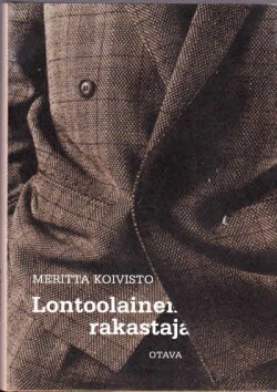 Book cover: close-up of a brown tweed suit.