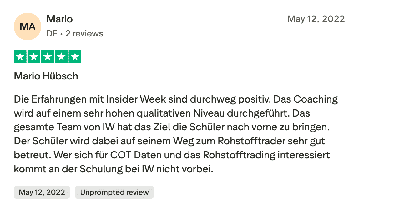 Teilnehmer-Bewertung