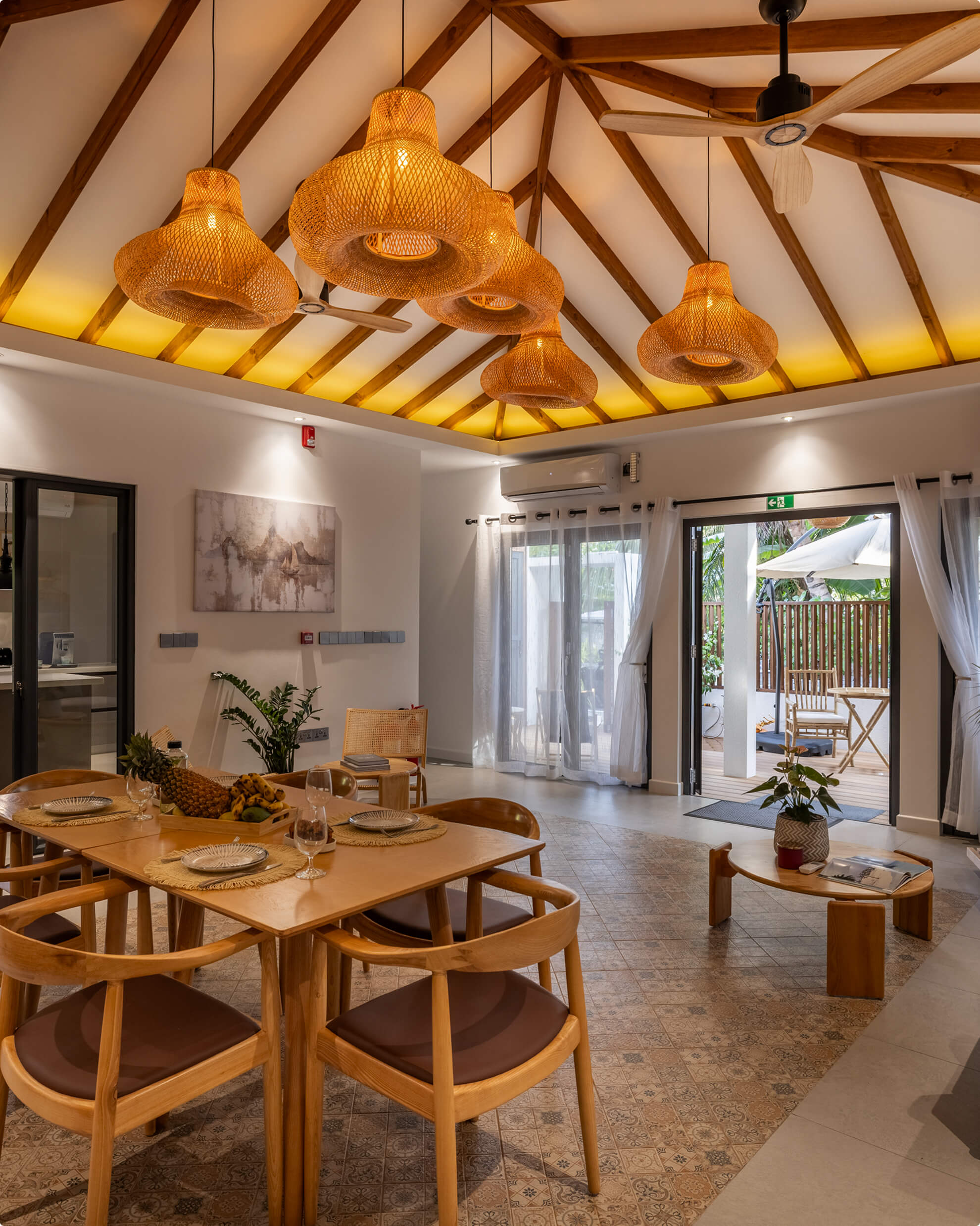 photo of living room of the villa