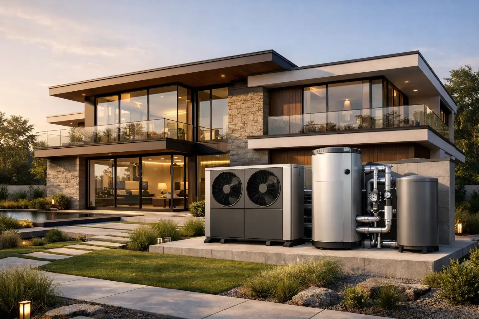 Цена теплового насоса для дома 250 м²