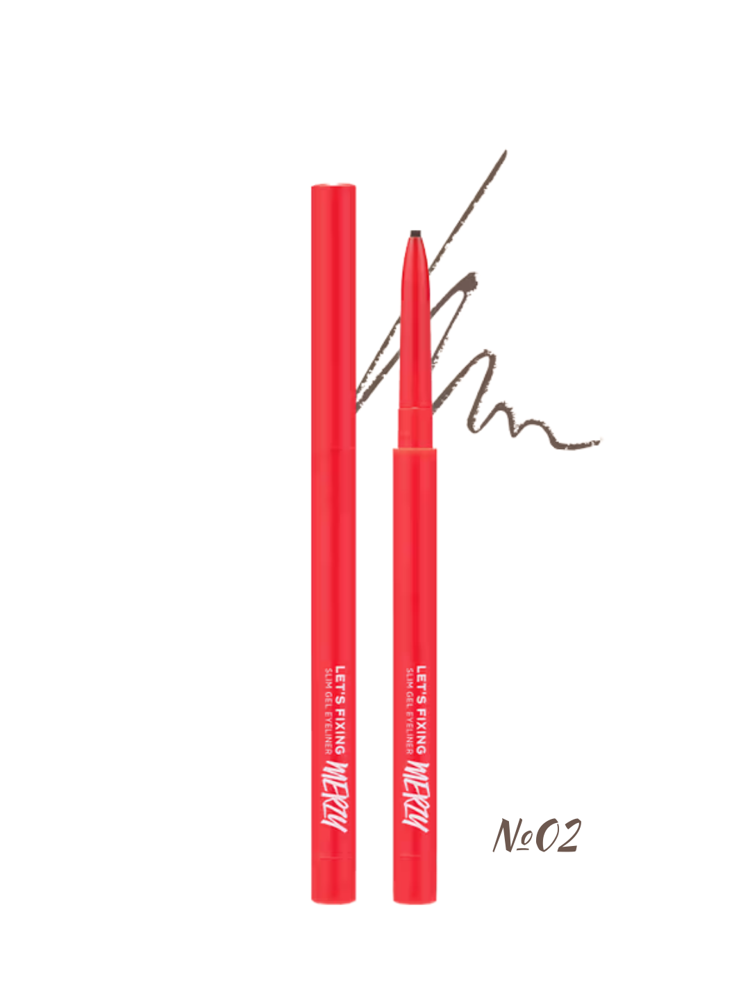 Корейский гелевый карандаш для глаз с ультратонким наконечником, мягкое нанесение и высокая стойкость