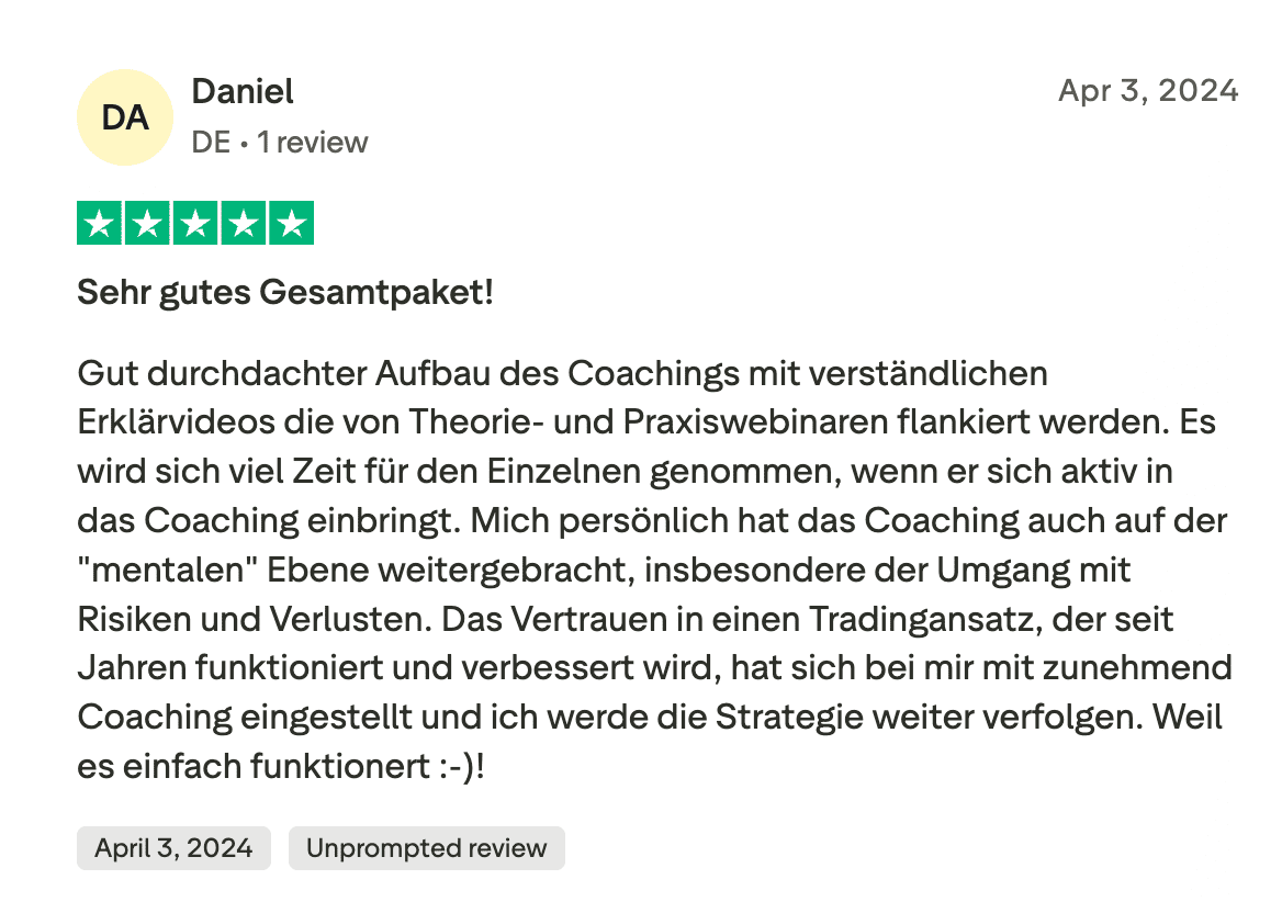 Teilnehmer-Bewertung