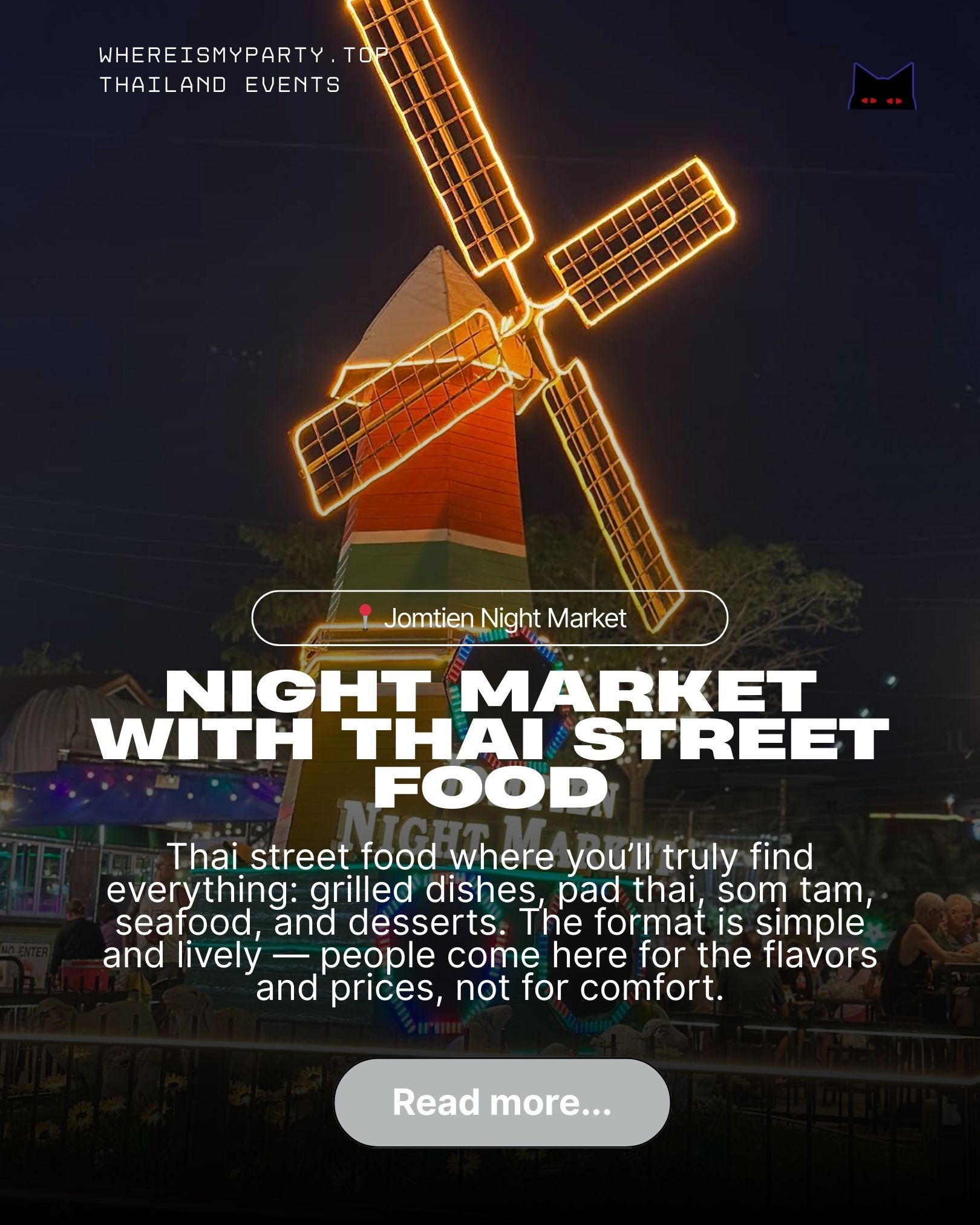 Night market in Pattaya