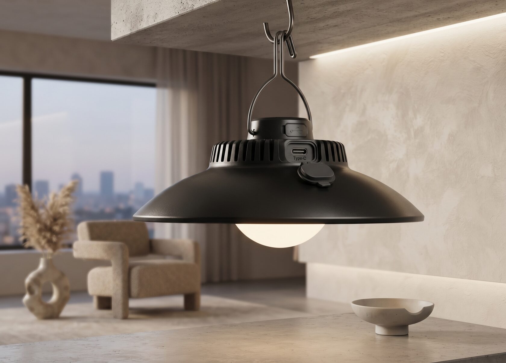 Деталі LED-лампи: зарядка та кнопки