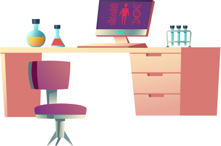 изображение стол в лаборатории 