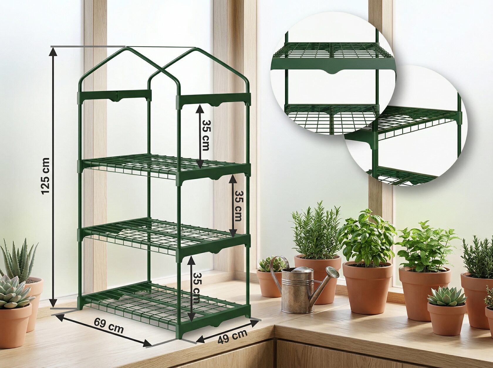 Розміри теплиці