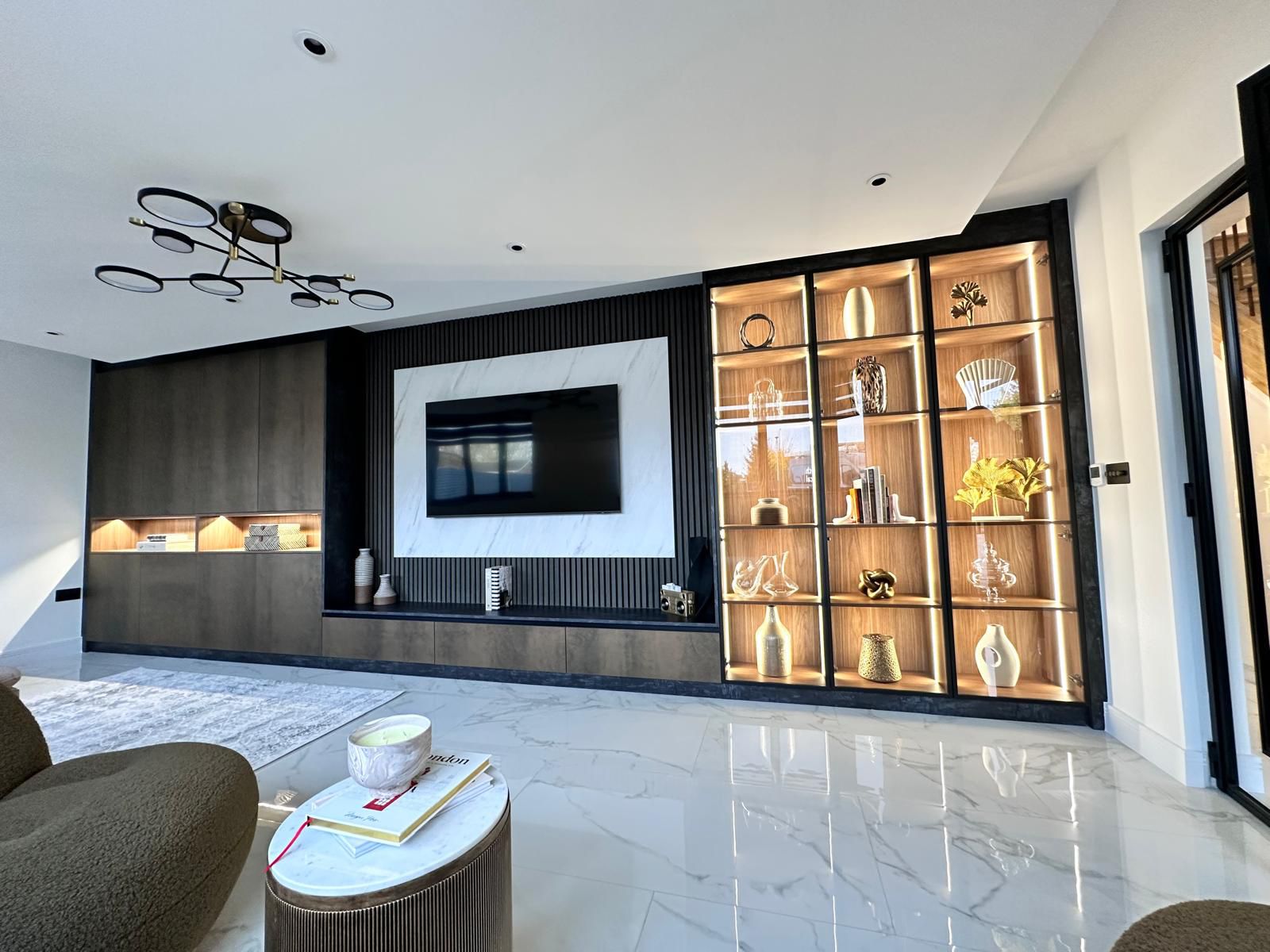 Modern Bespoke Media Walls and Custom TV Entertainment Units