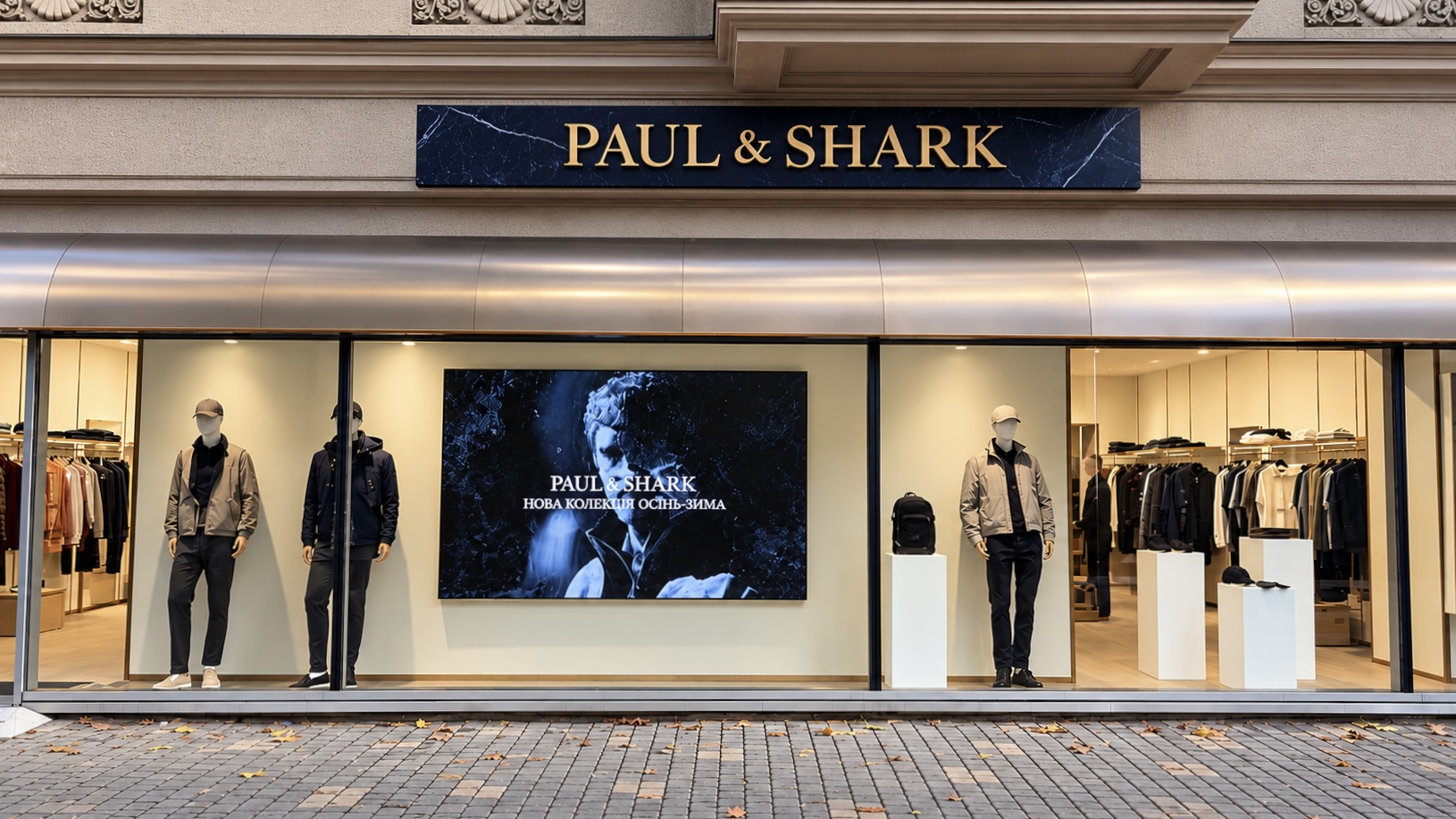 Інтер'єр бутика Paul & Shark