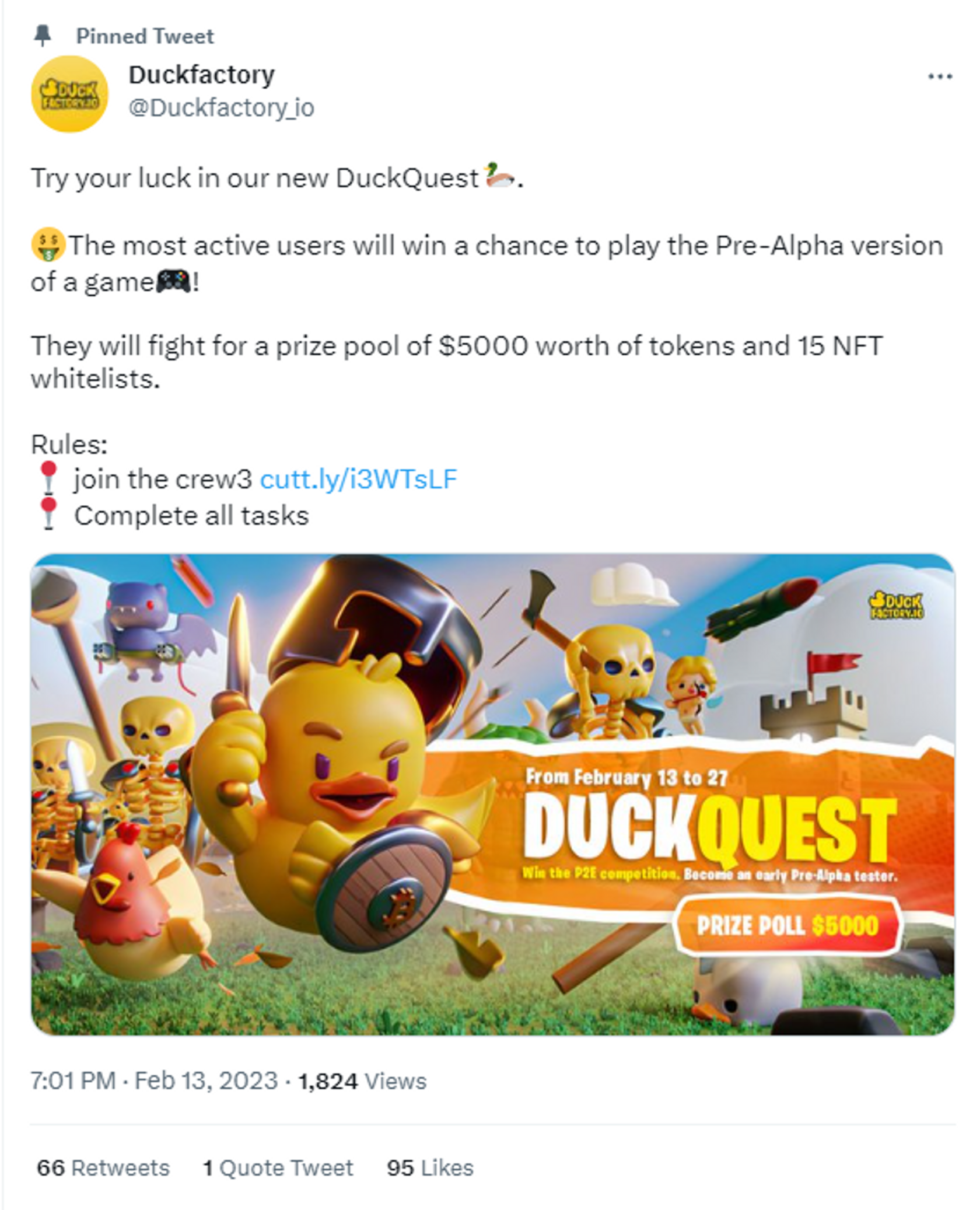 Tweet by Duckfactory