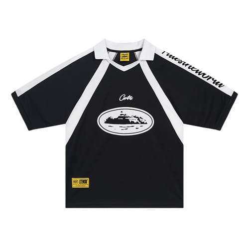 Поло Corteiz Jersey чорне замовити