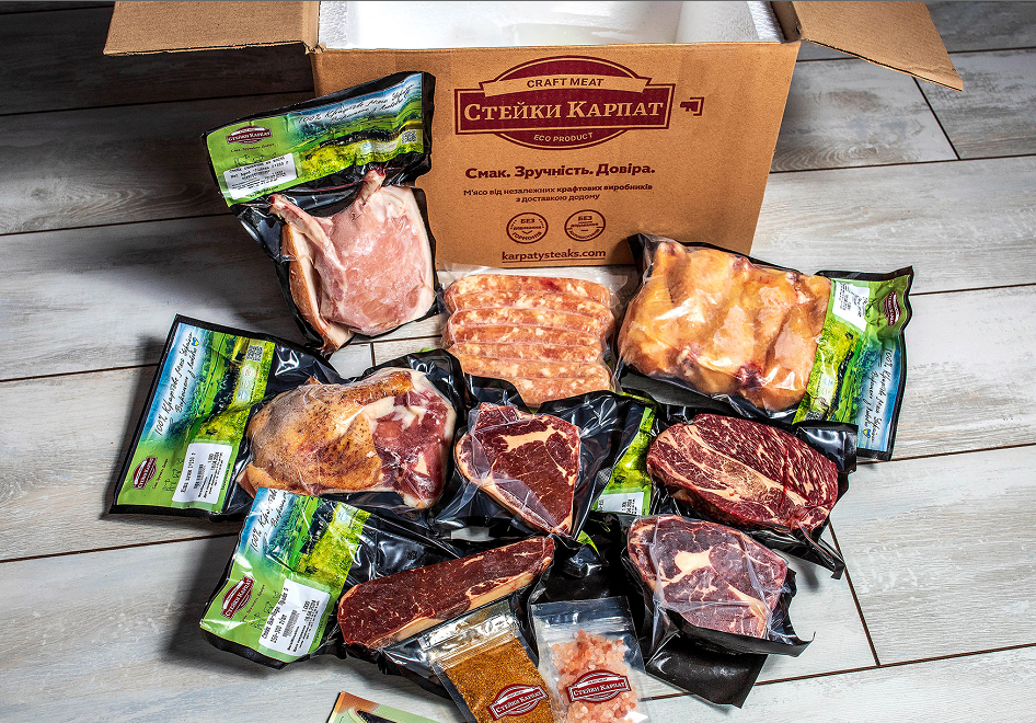 Що подарувати чоловікові – подарунковий набір м’яса від «Стейки Карпат»