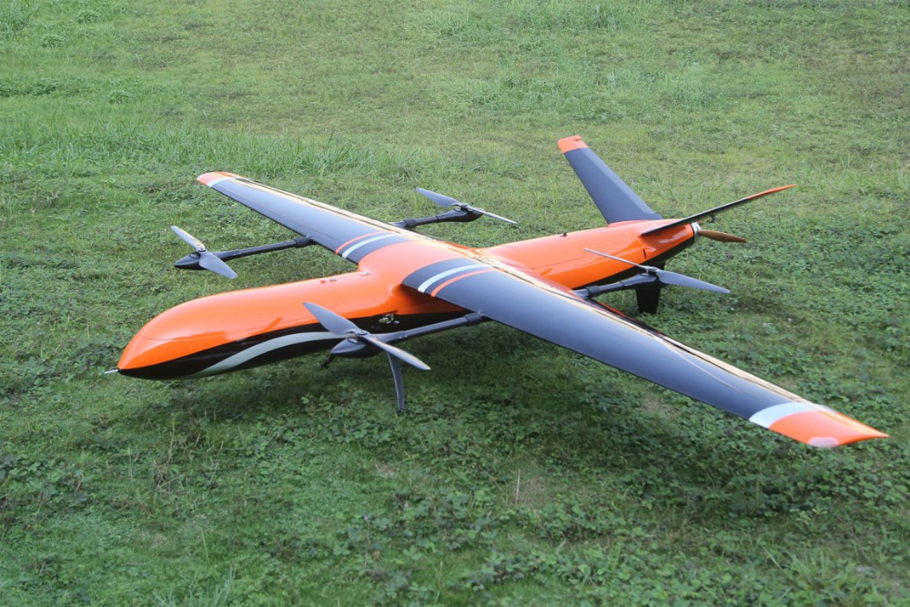 Vertical lift comparable to fixed-wing aircraft