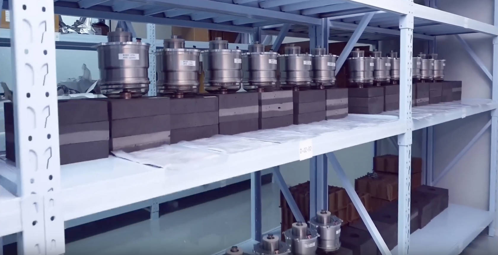 Участок хранения готовой продукции на заводе в Китае