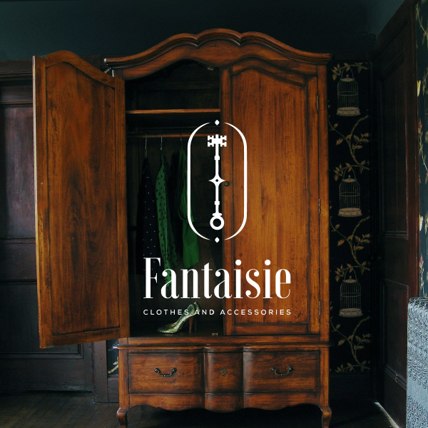 Fantaisie fashion clothes and accessories store brand identity by Yugen Branding