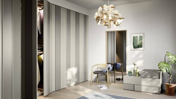 Красивые шкафы с распашными дверями