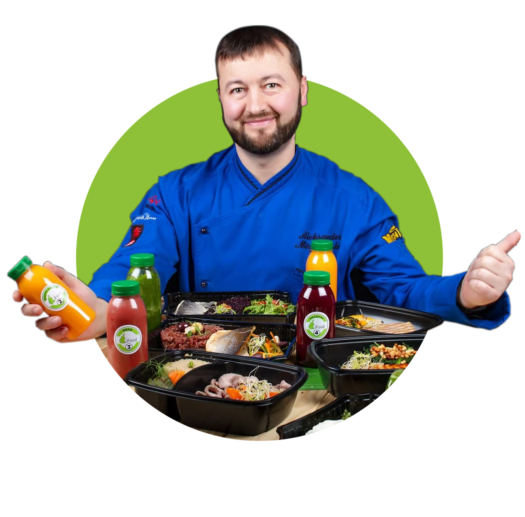 iFood-шеф - фото. Айфуд сервис доставки здорового питания.