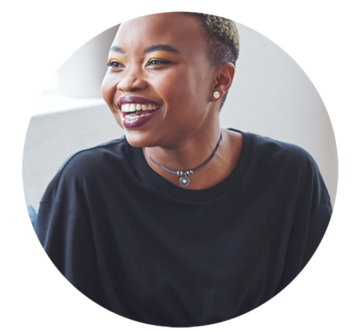 Woman laughing