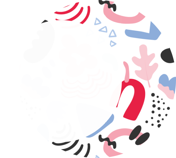 Illustrations which are showing patterns that are calming