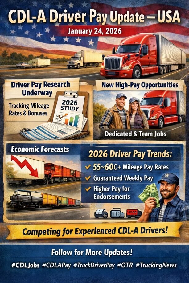 CDL‑A Driver Pay Update – USA