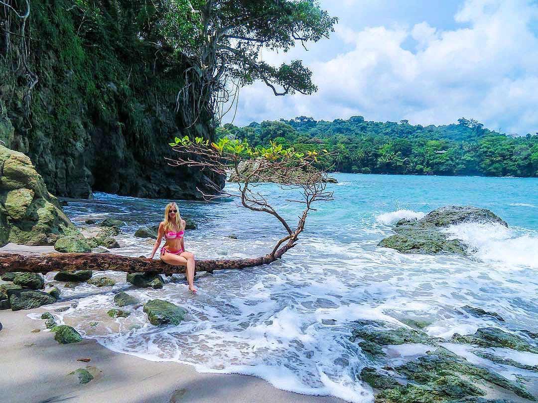 Makanda Wild Beach — a secluded rocky cove framed by rainforest