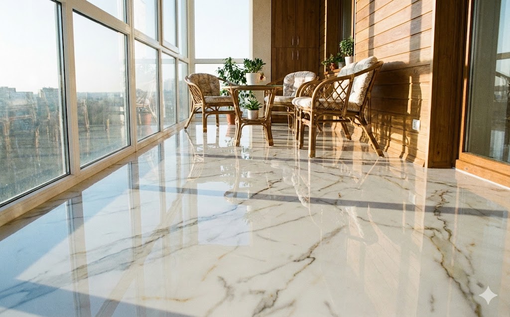 Епоксидне покриття на лоджії