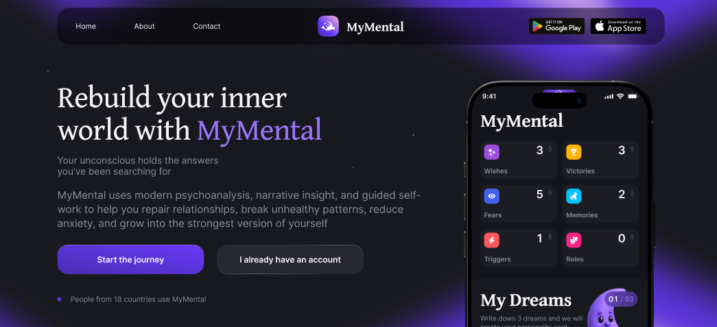 Rebuild your inner world with MyMental