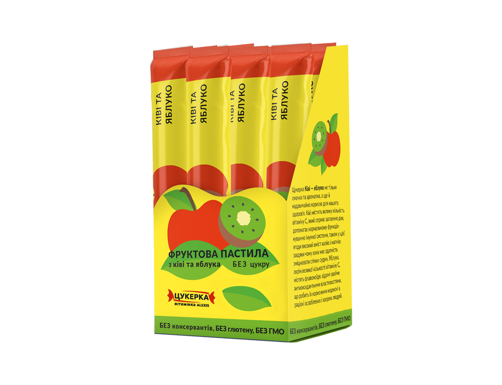 пастила киви и яблоко