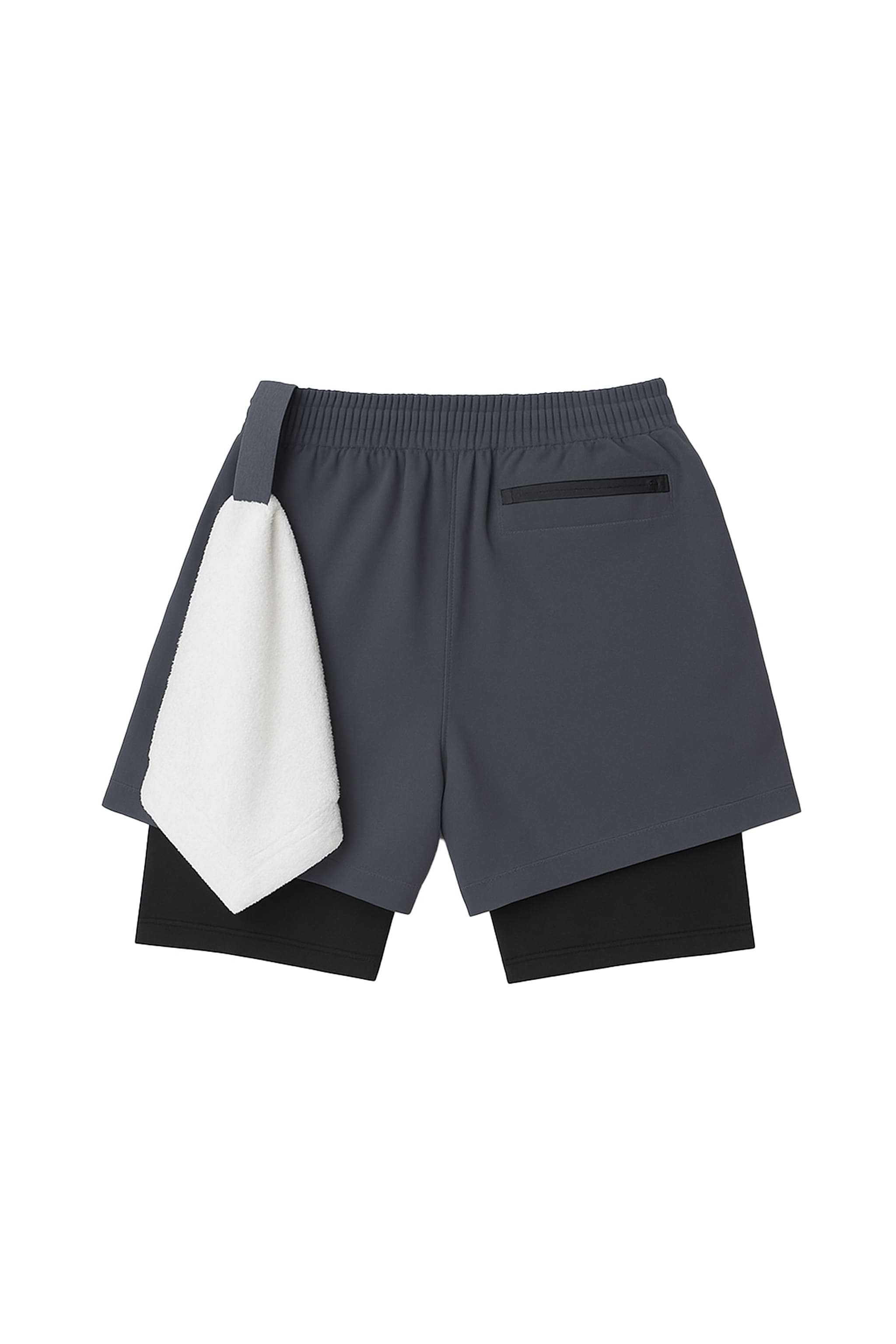 Шорты Rise темно-серые с тайцами тренировочные