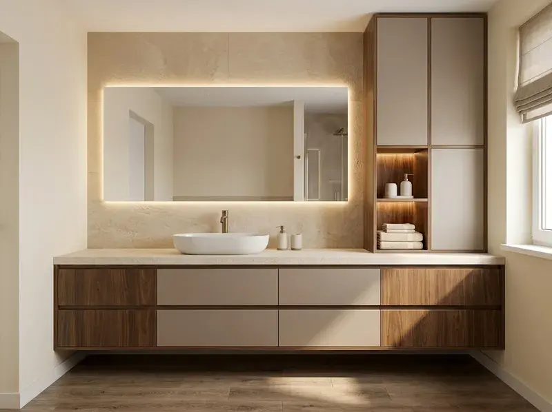 Mobilier pentru baie la comandă FaurMobila