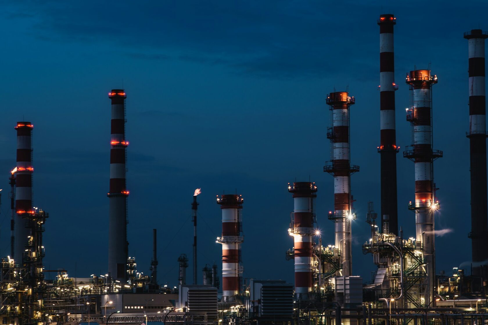 Petrochemical refinery industrial plant in Oman