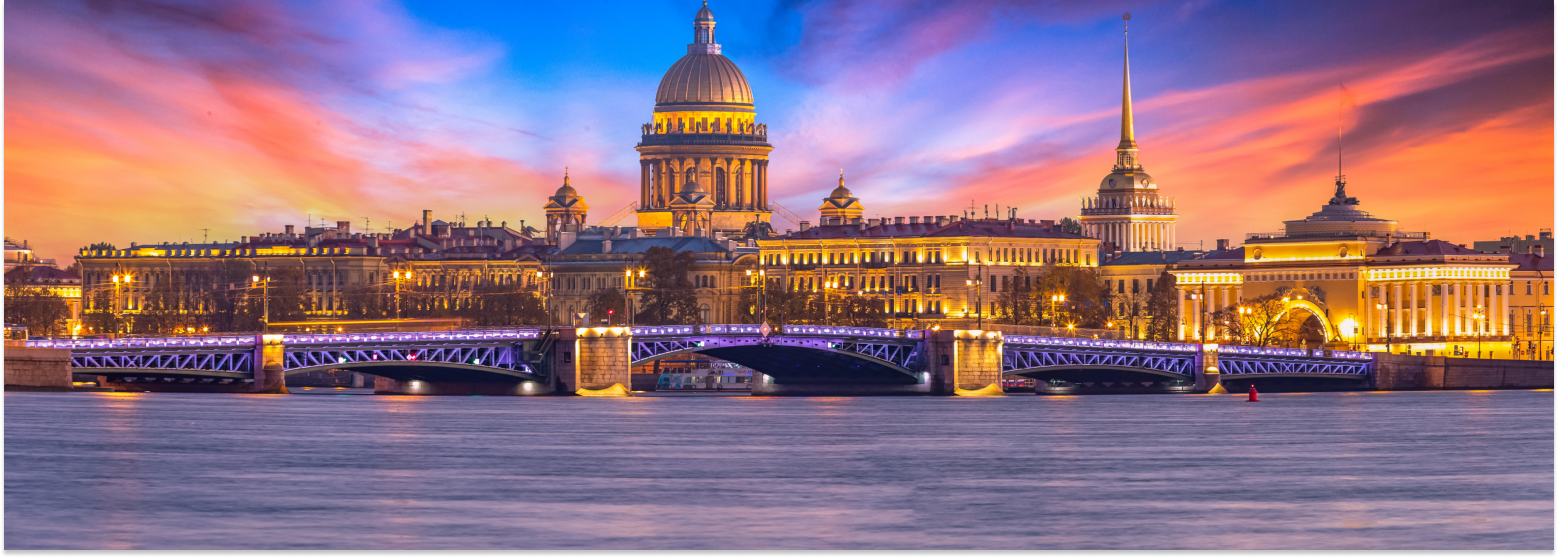 Дворцовый мост адмиралтейская набережная с видом на Исаакиевский собор