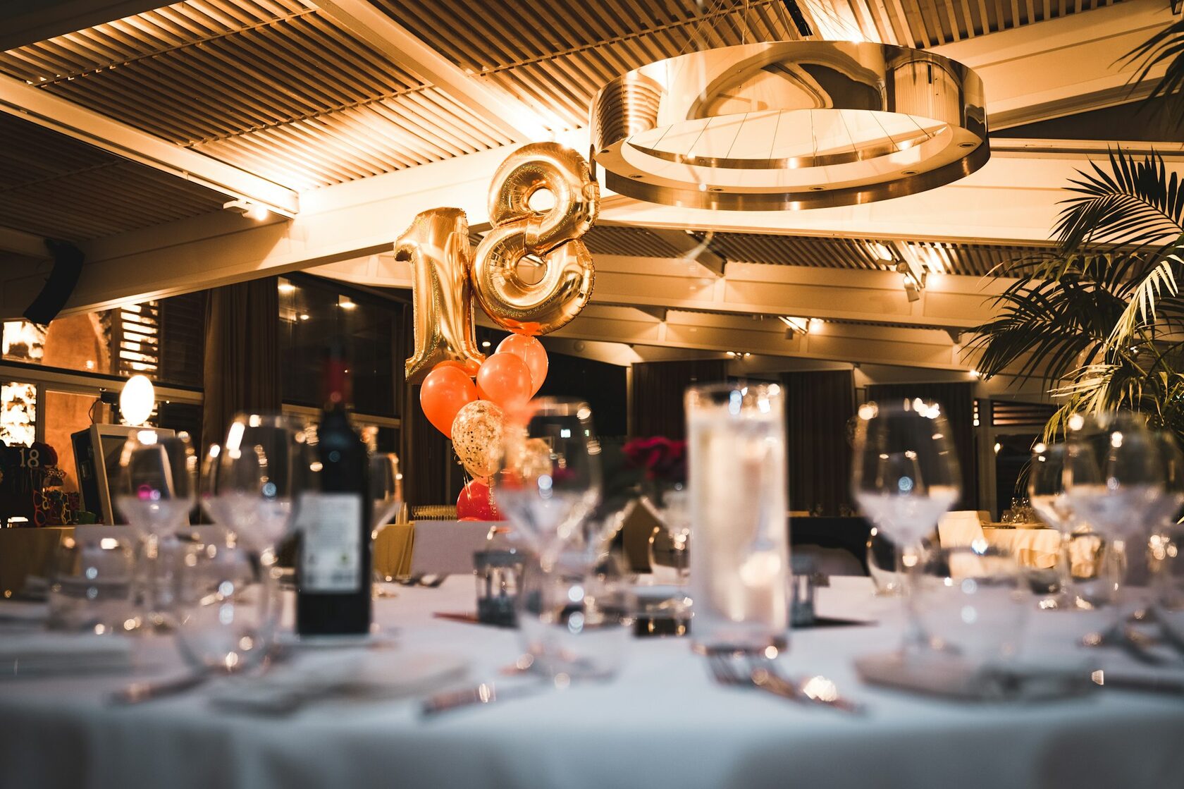 An elegant private celebration table