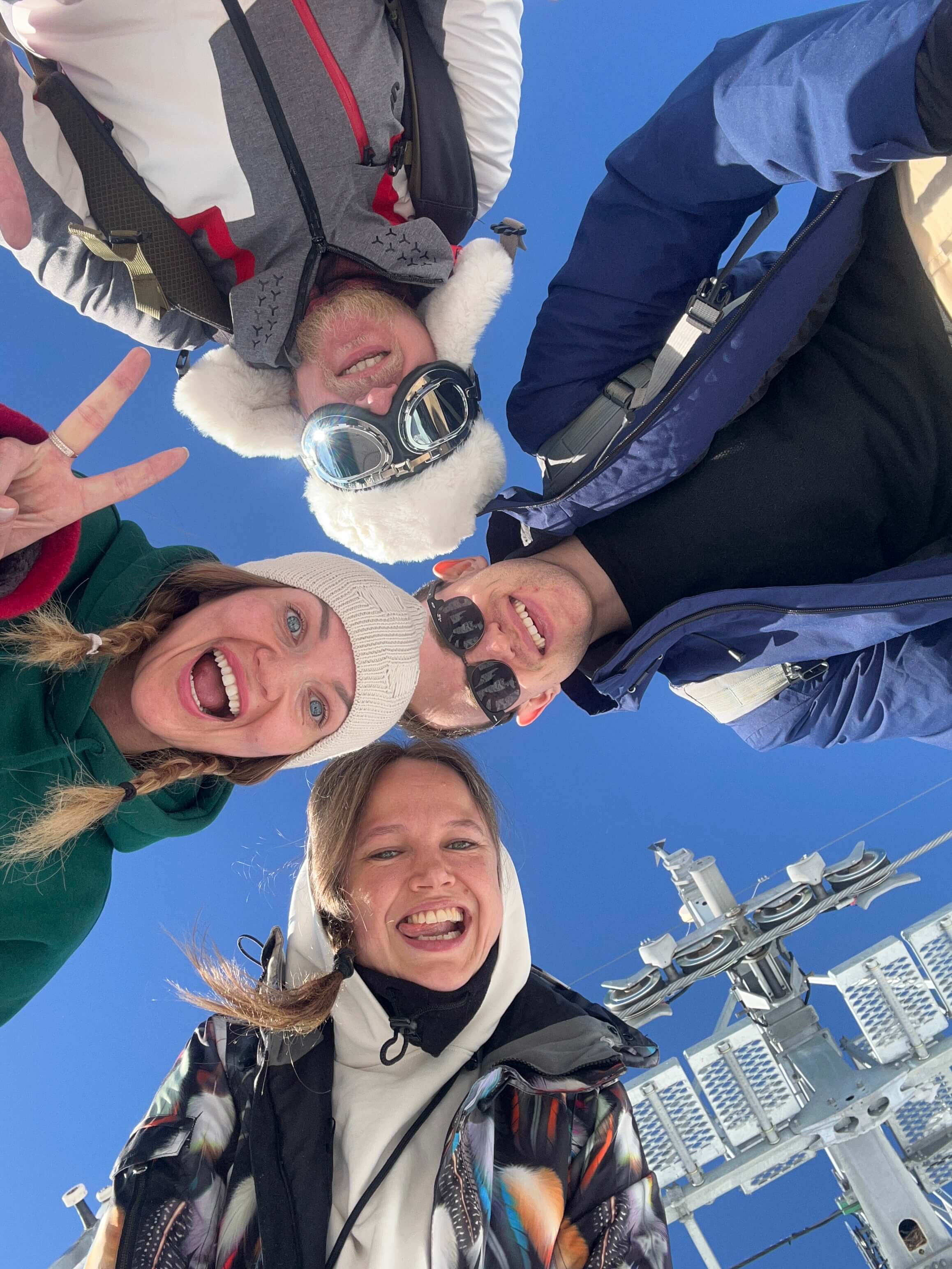 Nomads group on a walk