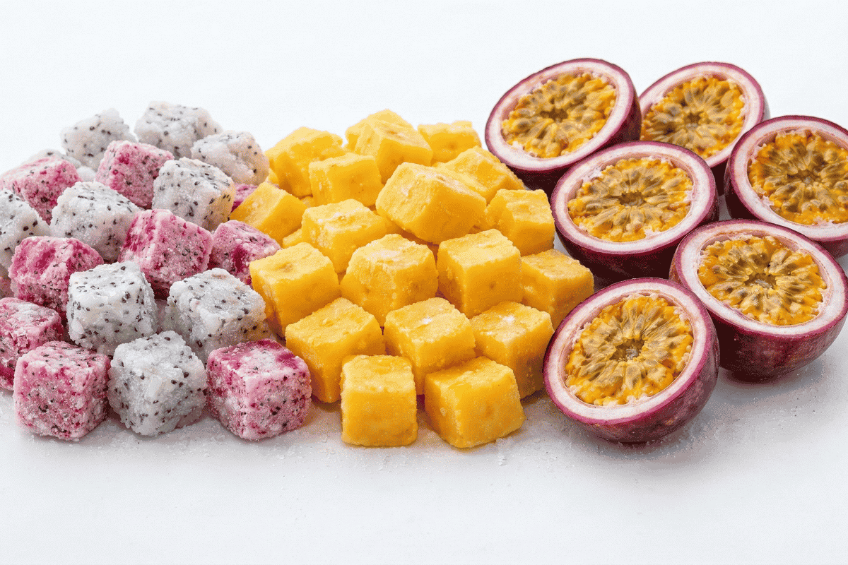 IQF frozen tropical fruits from Vietnam