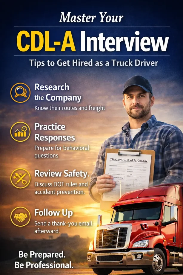 CDL-A truck driver tips and strategies