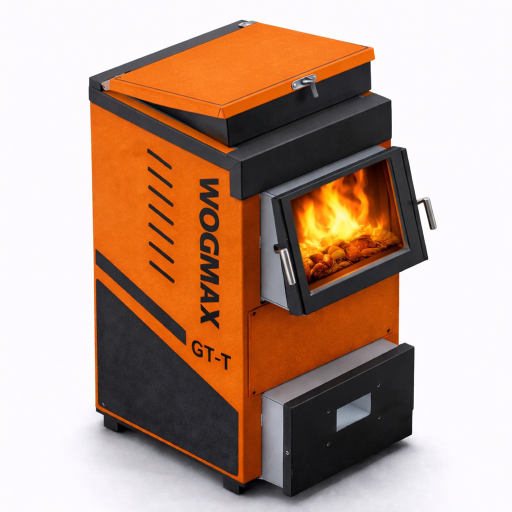 Твердопаливний котел з плитою Wogmax GT-T 15 кВт - котел камінного