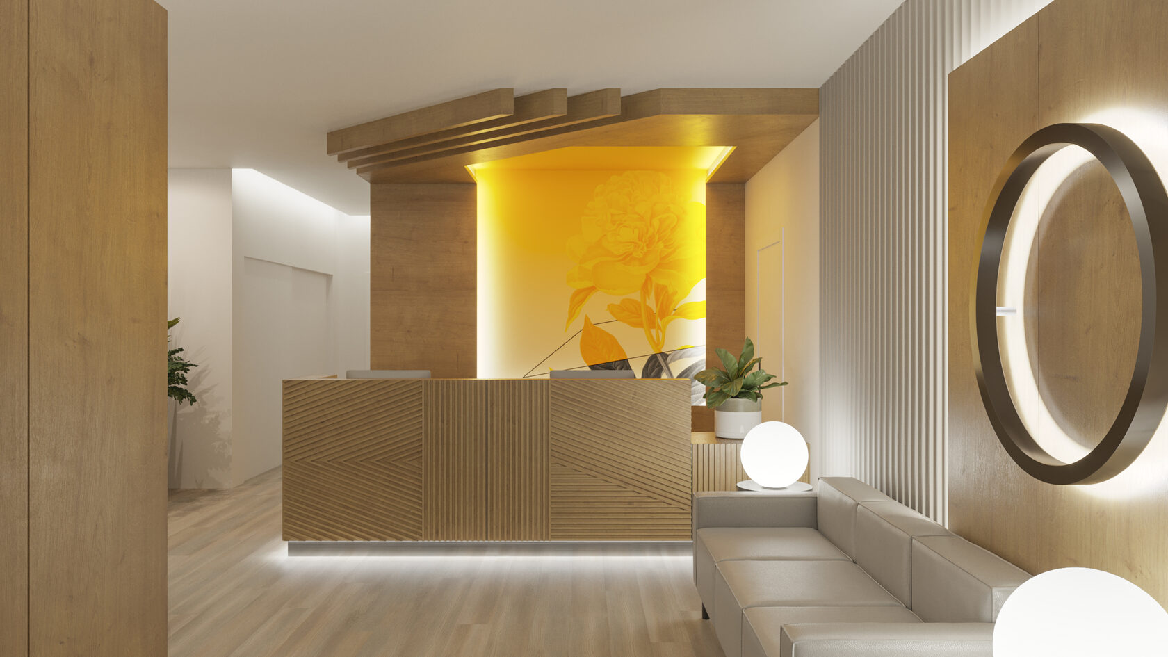 INTERIOR DESIGN OF ELEVATED MEDICAL SPA