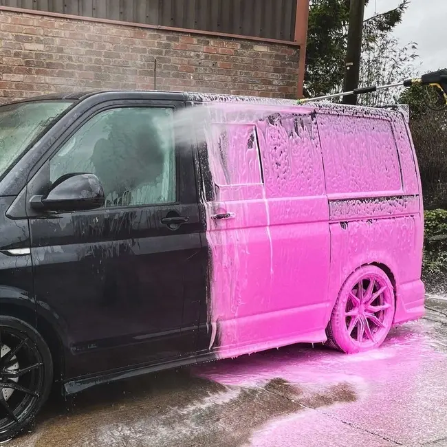 Рожева активна піна для мийки авто Premium Pink Exol, 1л