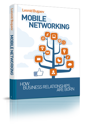 Mobile Networking book cover by Leonid Bugaev (English edition)