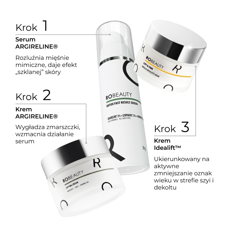 Trzy kroki pielęgnacji: serum, krem, krem do szyi
