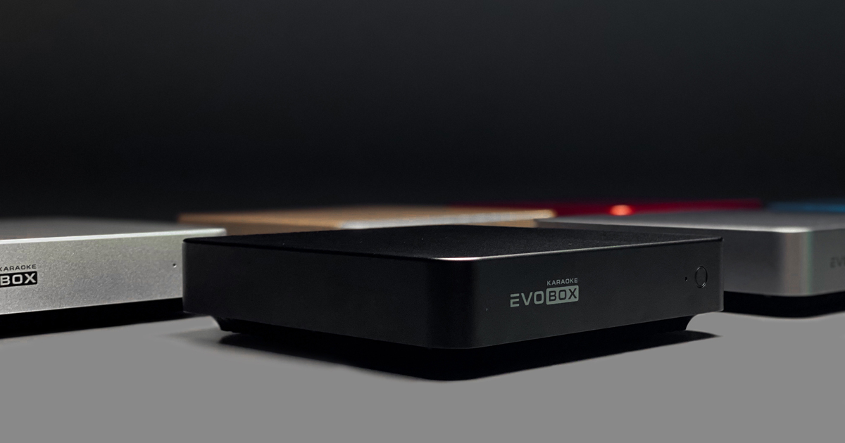 Sistema de karaoke para el hogar EVOBOX Black de Studio Evolution