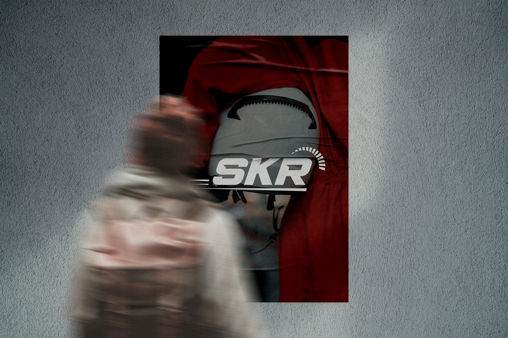 poster design for cart racing company SKR — southern kart racing