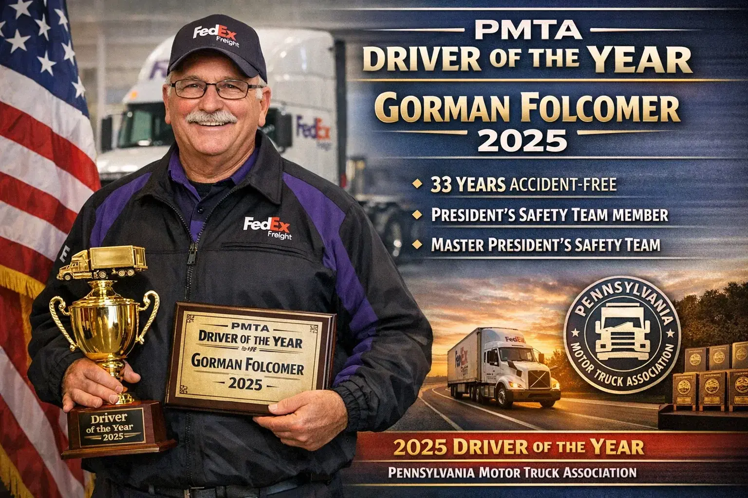 PMTA Names 2025 Driver of the Year