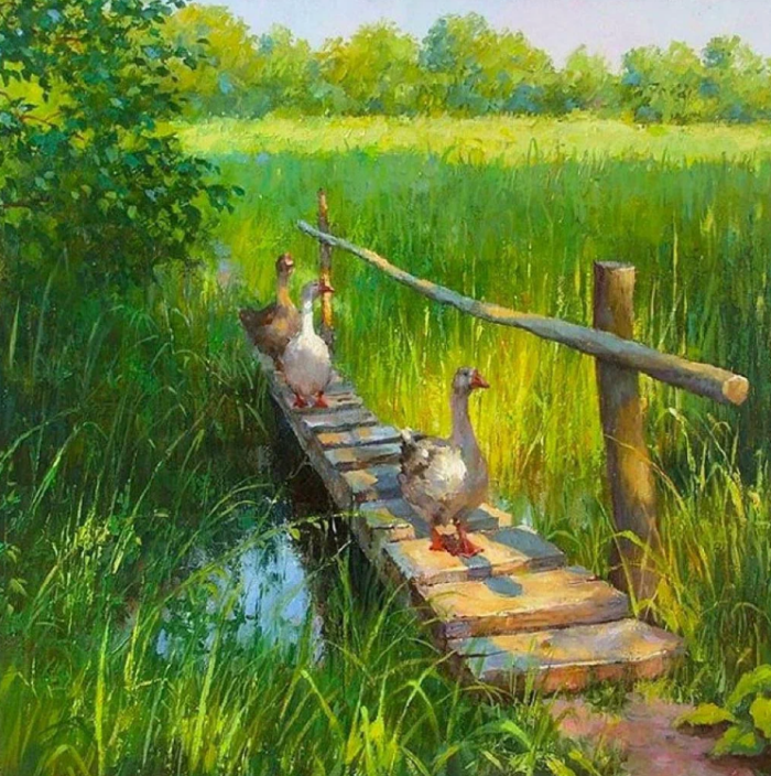 Гуси Акрил