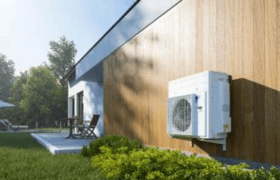 Daikin Heat Pump installed on wall