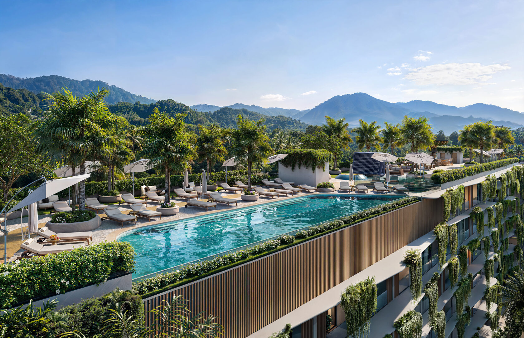 Sun Hills Layan Phuket — swimming pool and lounge area