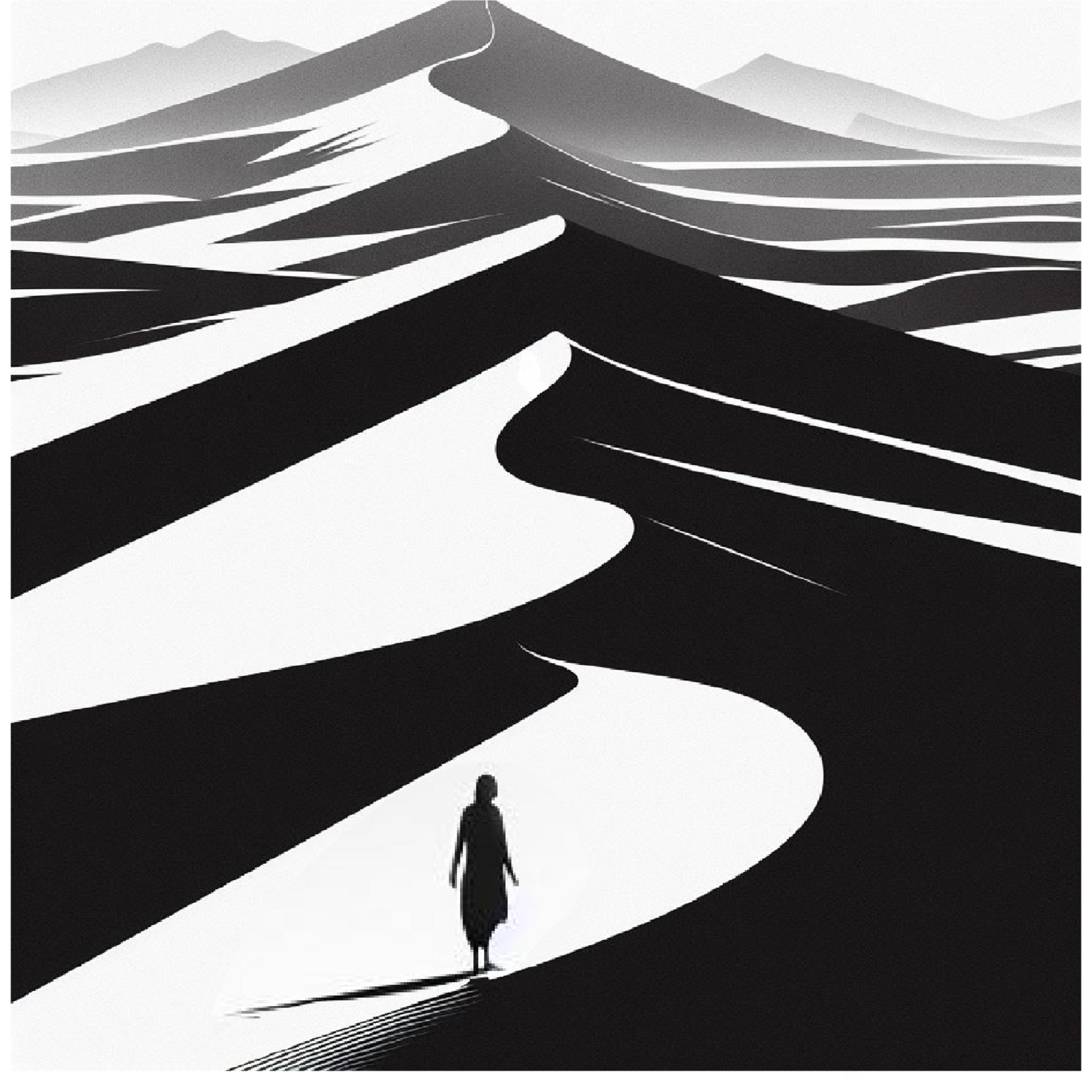 Homme dans le désert