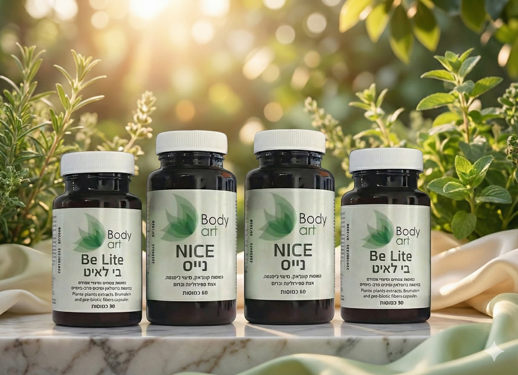 Капсулы Body Art: Nice (60 капсул) и Be Lite (30 капсул)