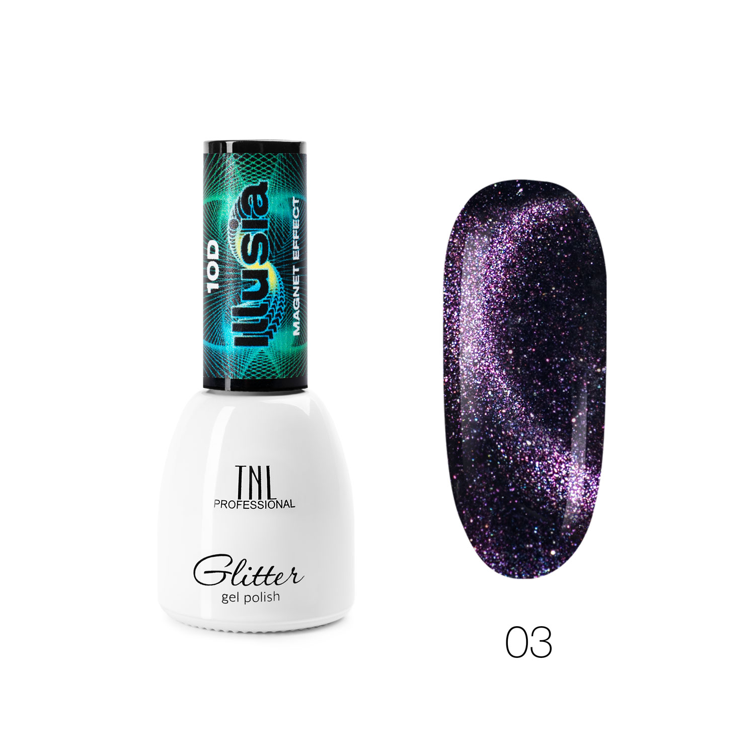 Մատնահարդարման գել լաք TNL Ilusion 10D