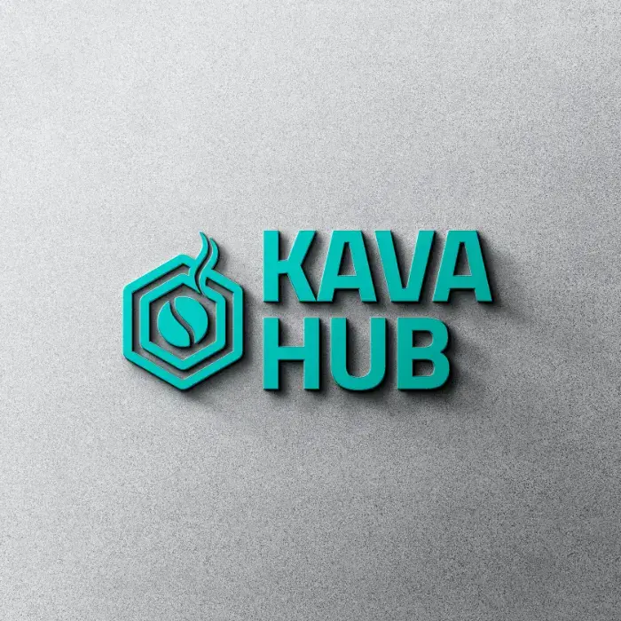 KAVA HUB coffee shop logo